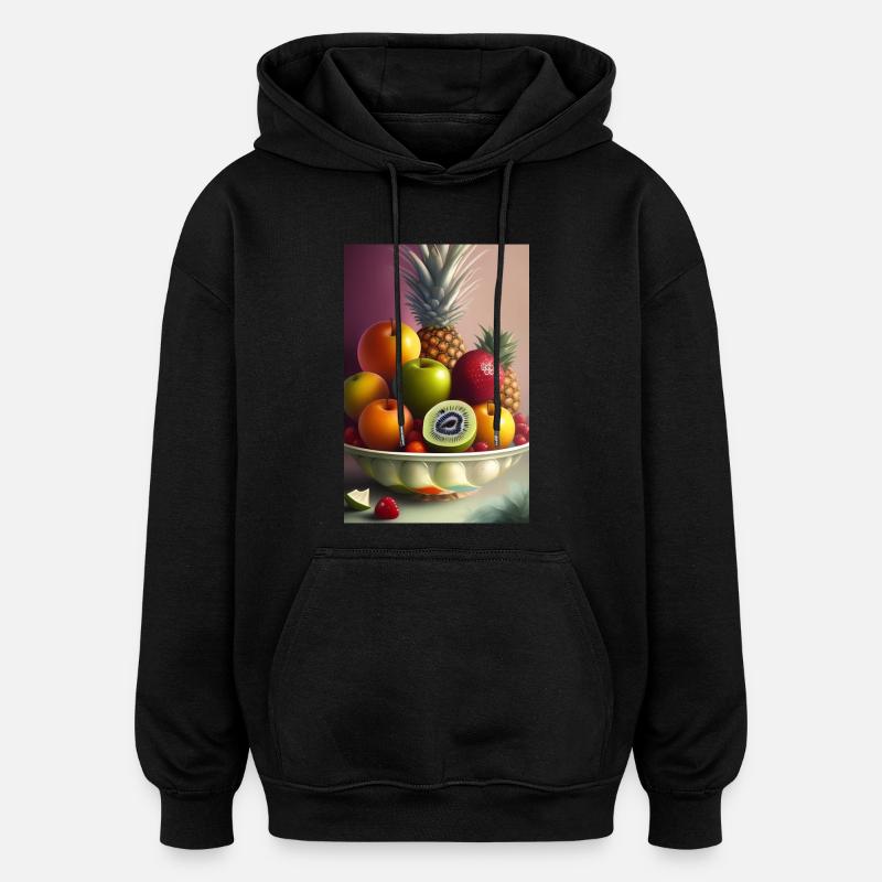 Fruit - Oversized Unisex Hoodie - black