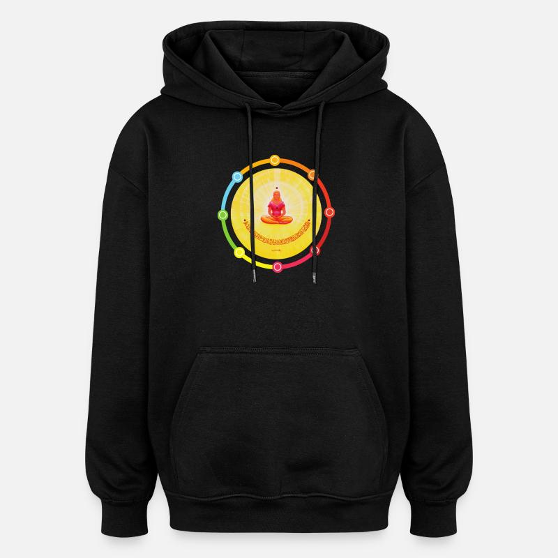 Baume Âme CreationLight - Sonja Ariel - Sweat à capuche oversize unisexe - noir