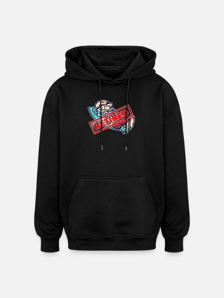 Retraite des aînés Dire retraite - Sweat à capuche oversize unisexe - noir