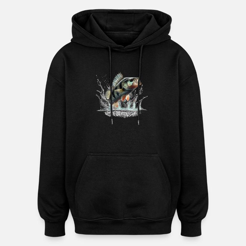 Barsch - Oversized Unisex Hoodie - Schwarz