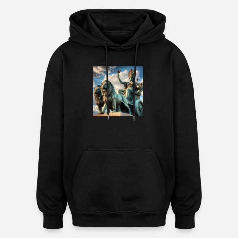 Göttin Kybele - Oversized Unisex Hoodie - Schwarz