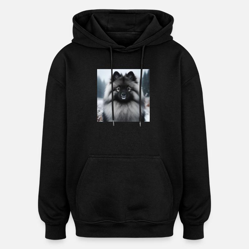 Gorgeous Wolfspitz - Oversized Unisex Hoodie - black