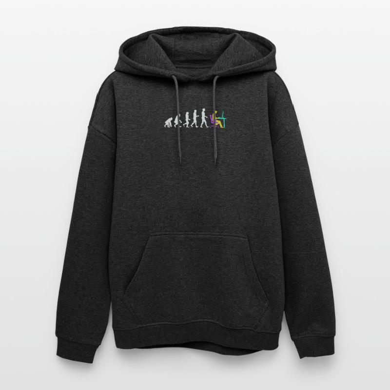 Developer Evolution Computerfreak Open Source Oversized Unisex Hoodie