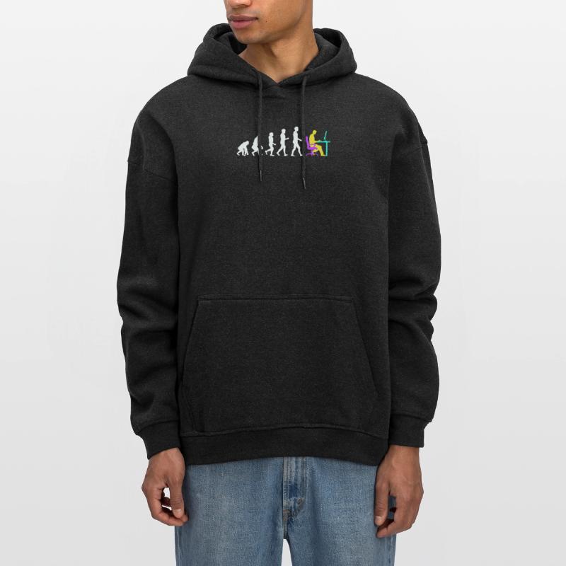 Developer Evolution Computerfreak Open Source Oversized Unisex Hoodie