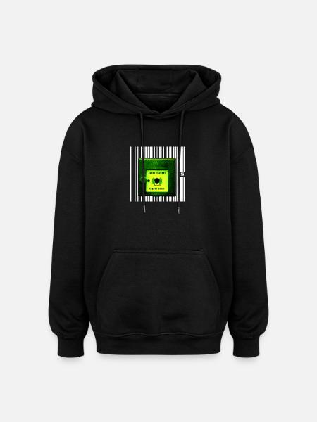 SPOT - GUDE - Oversized Unisex Hoodie - black