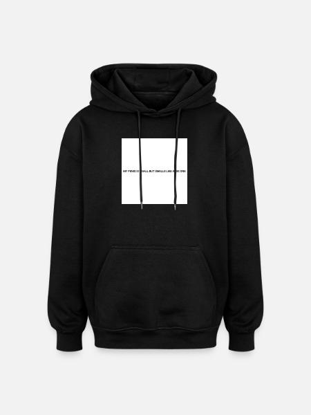 Männer T-shirt - Oversized Unisex Hoodie - Schwarz