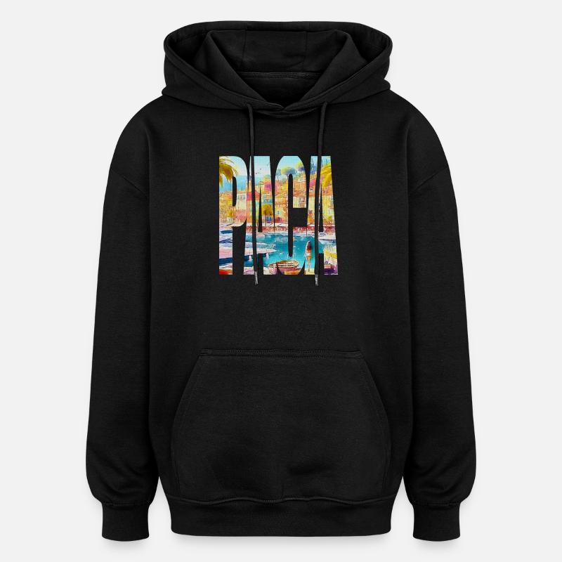 PAKA - Oversized Unisex Hoodie - Schwarz