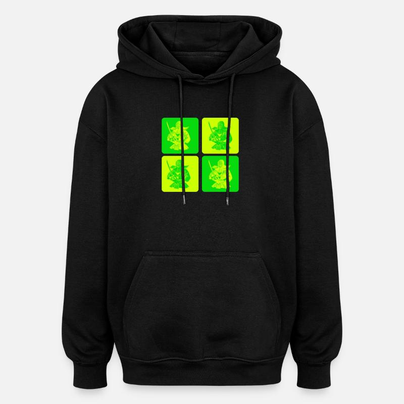 Pop Art Kendo Samurai - Oversized Unisex Hoodie - black