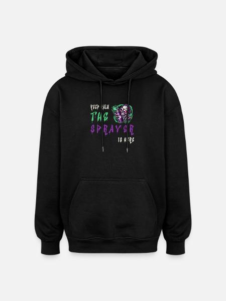 Keep Calm – The Sprayer - Oversized Unisex Hoodie - black