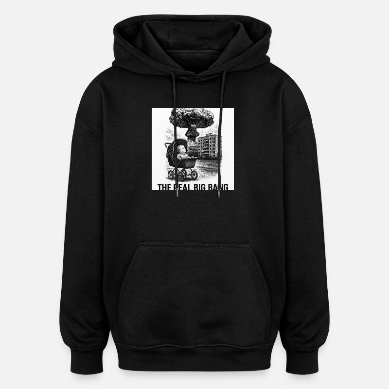 Schutzmarken - Oversized Unisex Hoodie - Schwarz