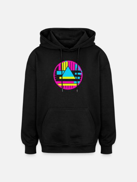 Test Mark New Wave - Oversized Unisex Hoodie - black