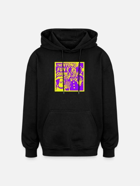 Hypno Fun Show - Sweat à capuche oversize unisexe - noir