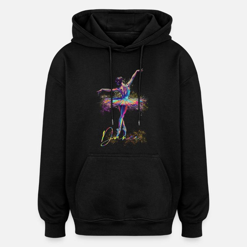 Dancer - Oversized Unisex Hoodie - black