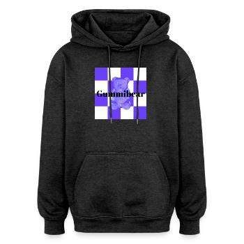 Gummibär Wohliger Kuscheltrend Design - Oversized Unisex Hoodie - Anthrazit - Vorne - Noah (186cm)