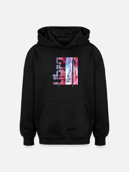 Zodiac sign Libra - Oversized Unisex Hoodie - black