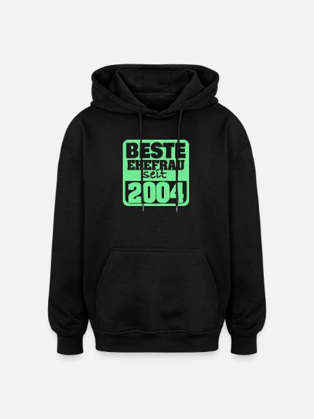 In Love 2004 - Oversized Unisex Hoodie - black