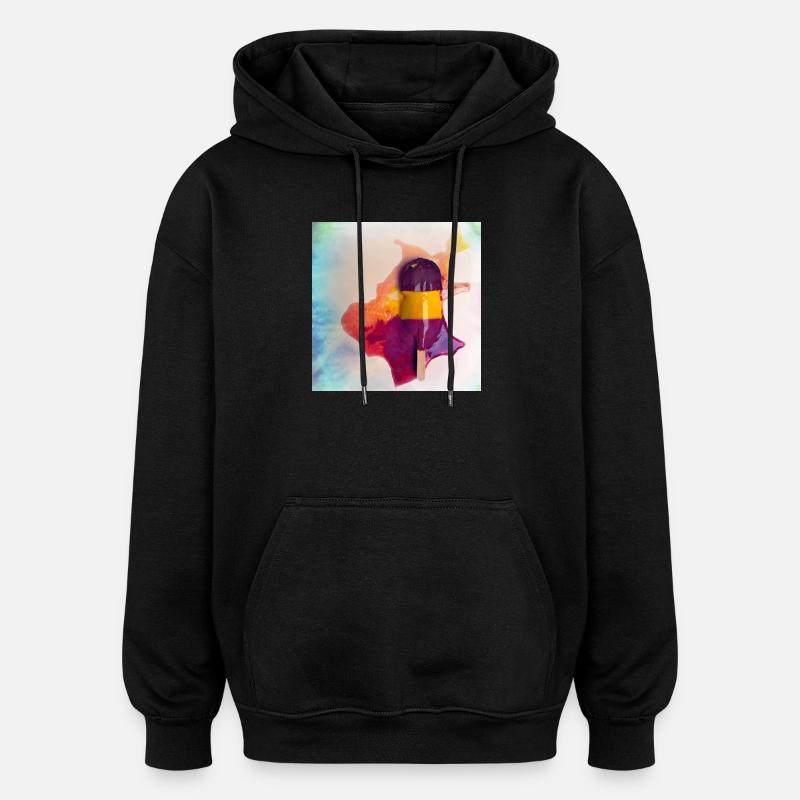 Popsicle - Oversized Unisex Hoodie - black