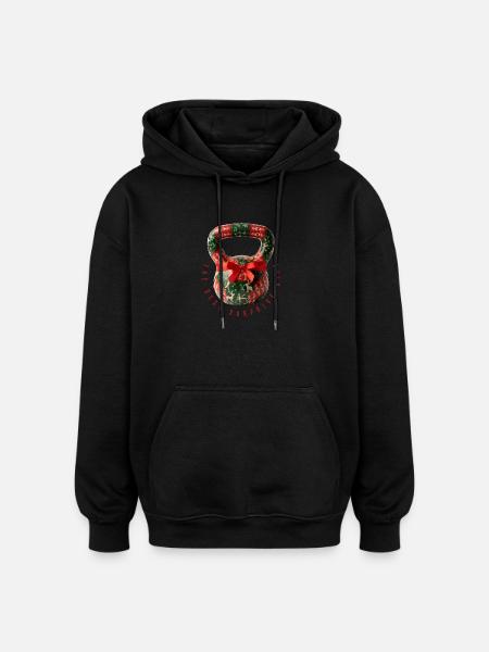 Kettlebell -- The Best Suprise Gift - Oversized Unisex Hoodie - black