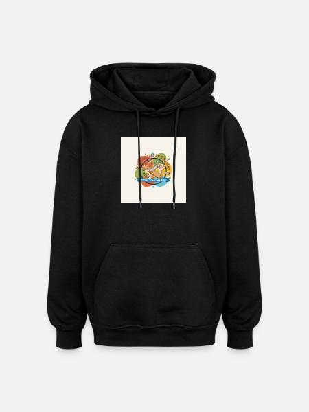 Sunday Handymen Artistic Touch - Oversized Unisex Hoodie - black
