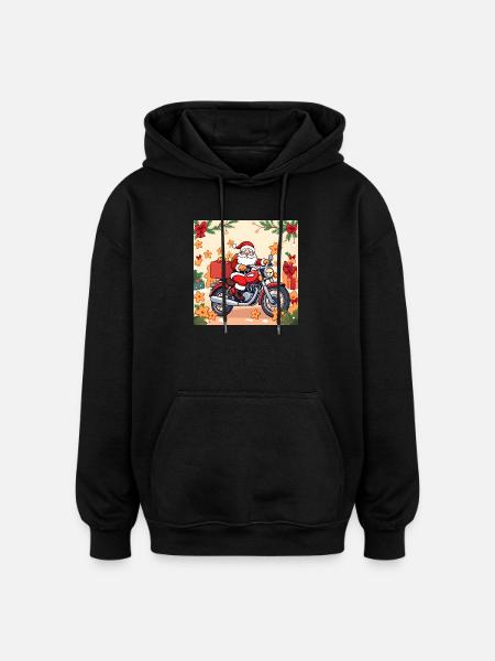 Powered by Gingerbread & Gasoline - Oversized Unisex Hoodie - black
