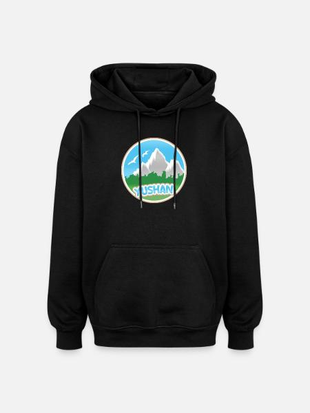 Yushan as Yushan - Oversized Unisex Hoodie - black