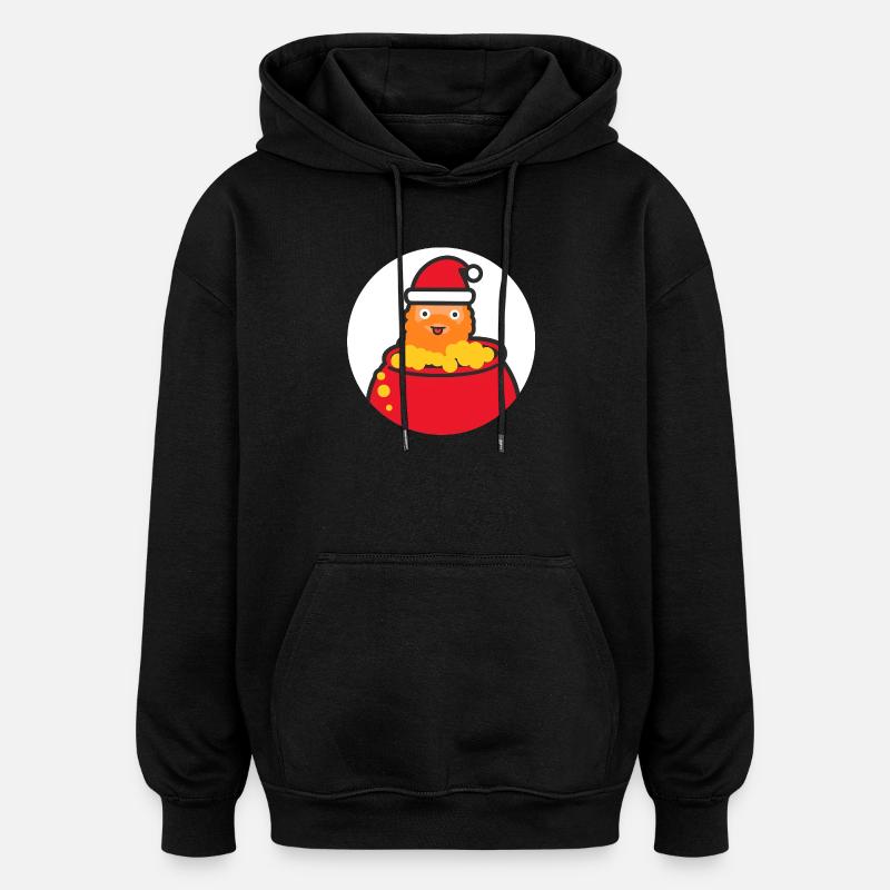 Ginger_cs2-Abzeichen mit Weihnachtsmotiv! - Oversized Unisex Hoodie - Schwarz