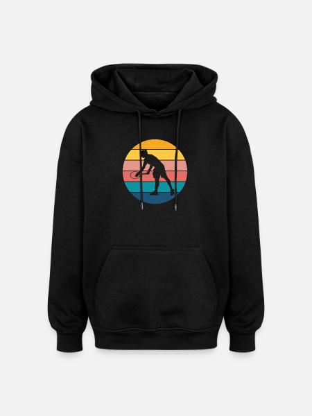 Tennis - Oversized Unisex Hoodie - black
