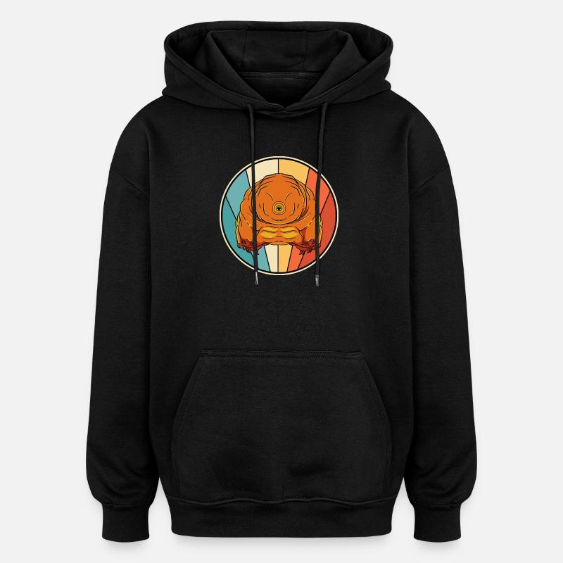 Tardigrade - Oversized Unisex Hoodie - black