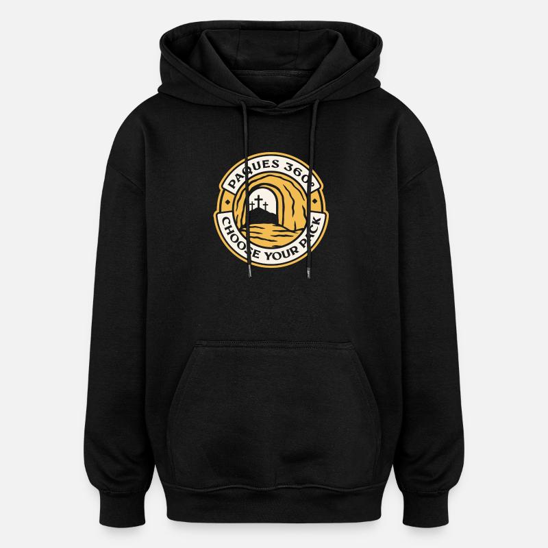 Easter360 - Oversized Unisex Hoodie - black