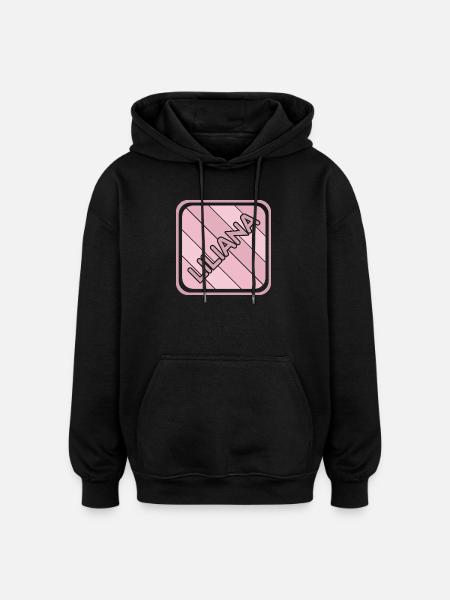 Gift for Liliana - Oversized Unisex Hoodie - black