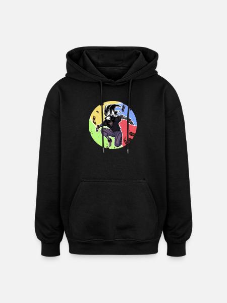 Celebration of Freedom - Sweat à capuche oversize unisexe - noir