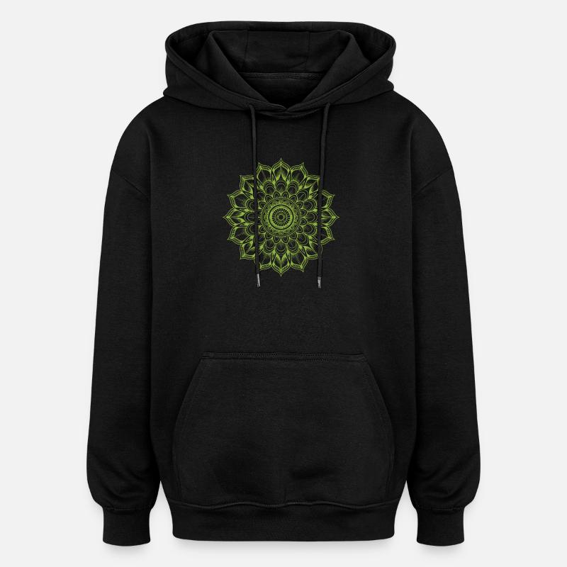 mandala - Unisex oversize huppari - musta