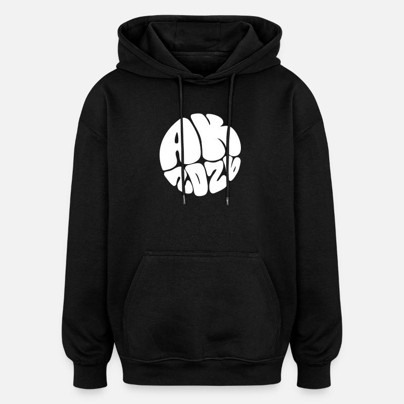 Ape Mind Bubble Art - Oversized Unisex Hoodie - black
