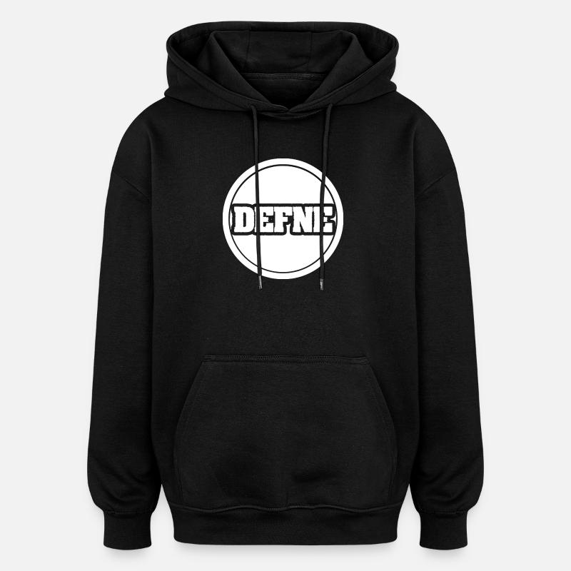 Defne as a Legend - Oversized Unisex Hoodie - black