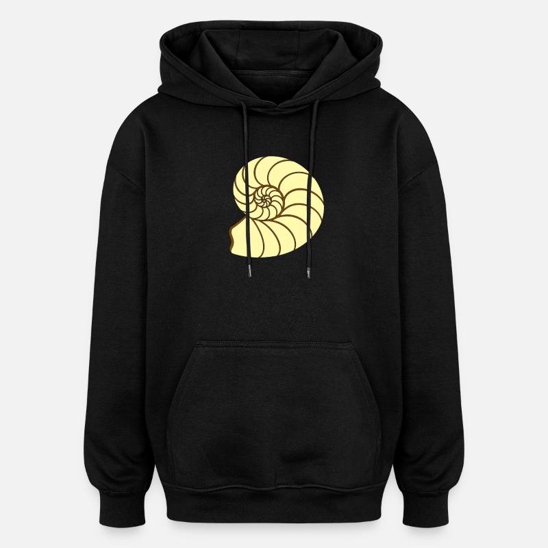 Dessin Ammunit - Sweat à capuche oversize unisexe - noir