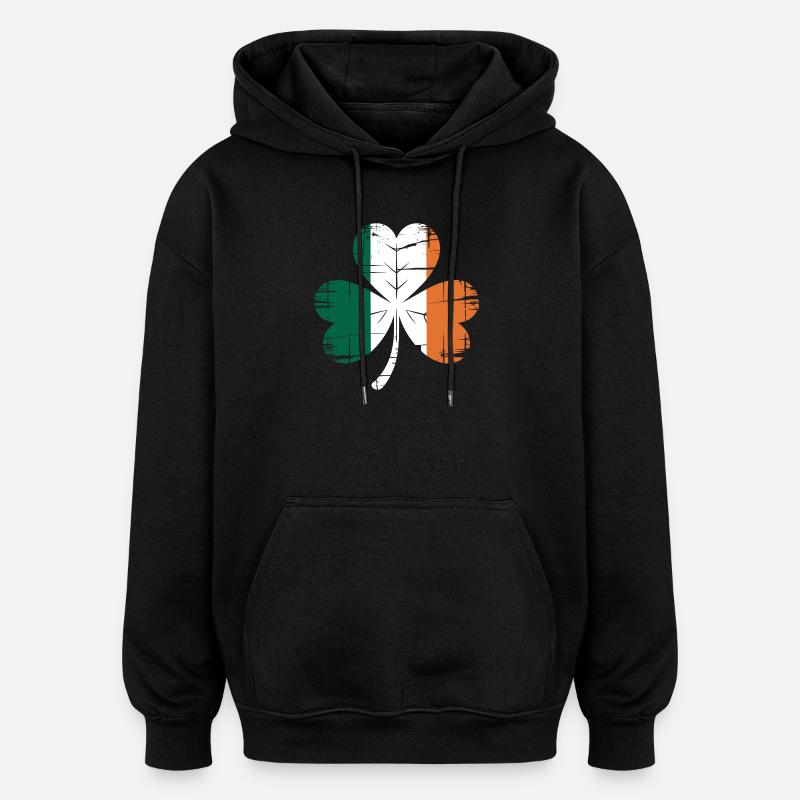 Irish Pride - Oversized Unisex Hoodie - black