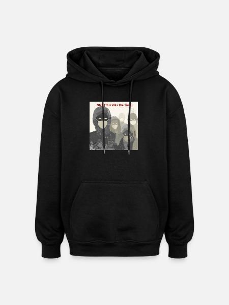 Masked Collective 2020 - Oversized Unisex Hoodie - black