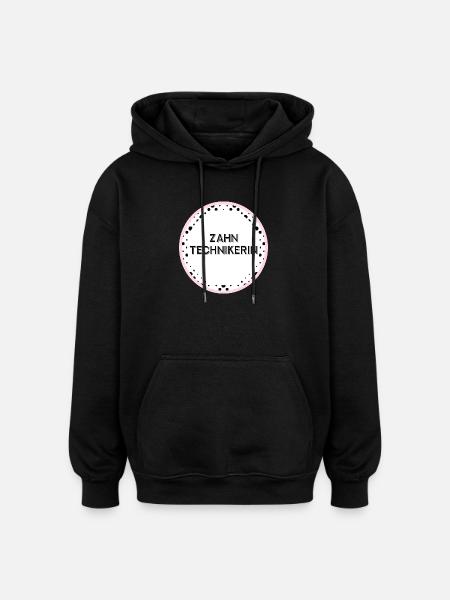 Gesellin Zahntechnikerin - Oversized Unisex Hoodie - Schwarz