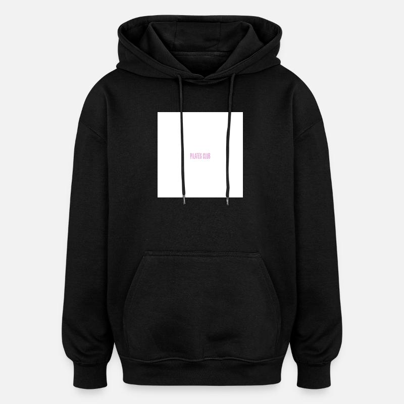 Pilates Club - Sweat à capuche oversize unisexe - noir