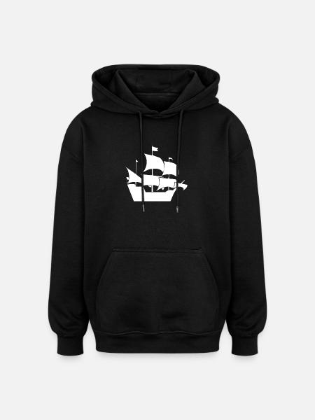 Sail - Oversized Unisex Hoodie - black
