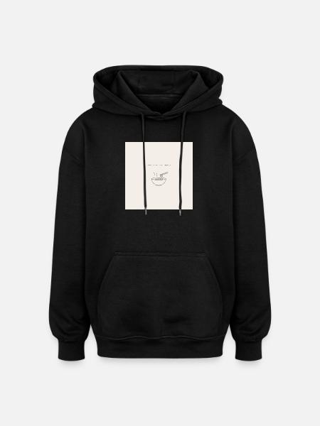 Ramen is my love language  - Oversized Unisex Hoodie - Schwarz