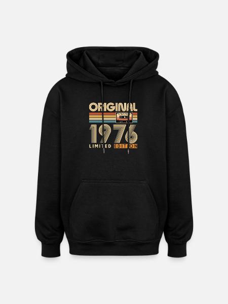 50 years, 50th anniversary - Oversized Unisex Hoodie - black