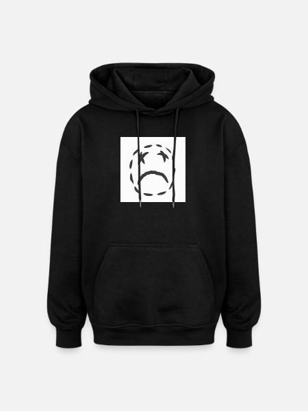 sadey - Oversized Unisex Hoodie - Schwarz