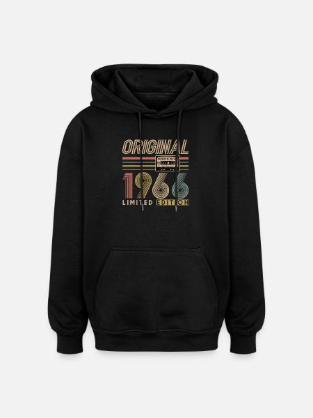 60th birthday, 60 years - Oversized Unisex Hoodie - black