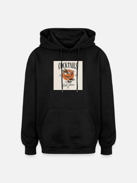 26e11f36-4164-440f-a72e-b2c2f3585322 - Oversized Unisex Hoodie - Schwarz