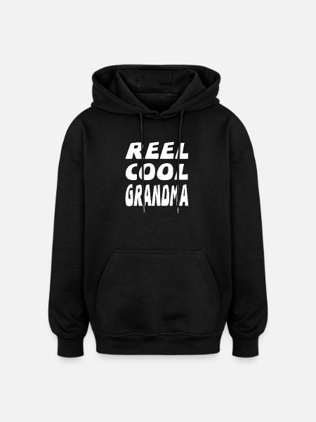 Oma - Oversized Unisex Hoodie - Schwarz