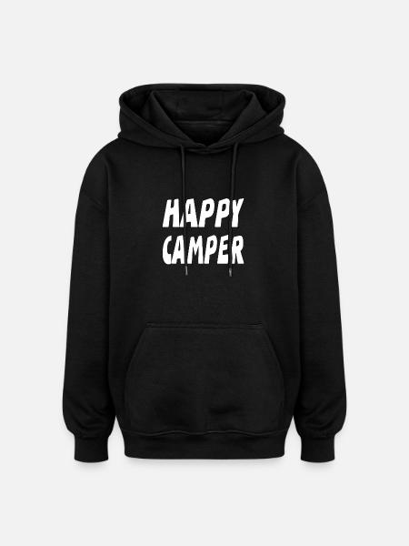 Camper - Oversized Unisex Hoodie - Schwarz