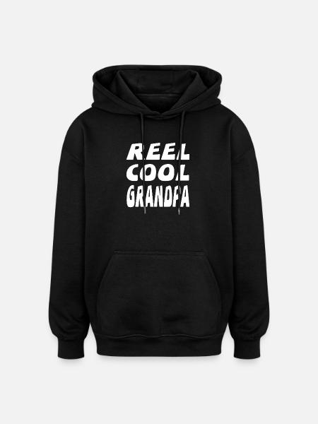 Opa - Oversized Unisex Hoodie - Schwarz