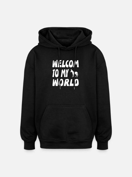 Esel - Oversized Unisex Hoodie - Schwarz