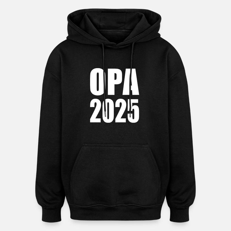 Opa 2025 - Sweat à capuche oversize unisexe - noir